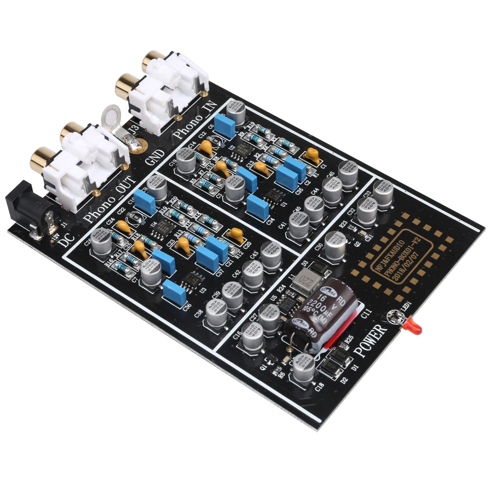 Новый FX AUDIO BOX01 LP Виниловый проигрыватель мини мм phono предусилитель аудио для