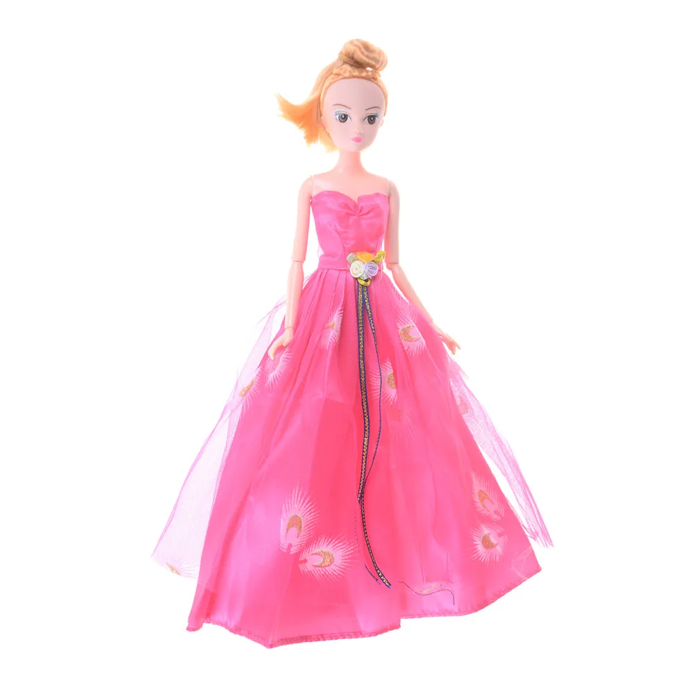 Кукольное платье 5 шт. похожая Сказка Принцесса Белоснежка Золушка Анна свадебное платье для кукольных аксессуаров