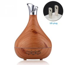 300 мл арома-диффузор тумана Американский штекер Электрический увлажнитель воздуха диффузор эфирного масла Арома лампа ароматерапия интеллектуальная индукция