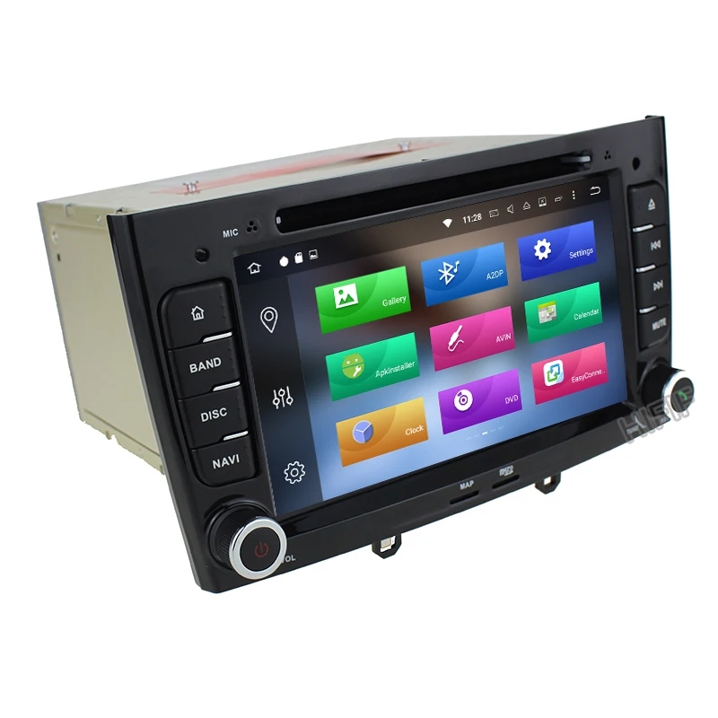 Cheap IPS 7" Eight Core Android 8.0 Special Car DVD for Peugeot 308 I (T7) 2008-2011 & 408 2010-2011 with Radio,Bluetooth,RDS,GPS 5