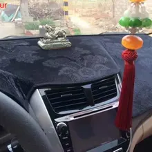 Для hyundai I25 Accent Solaris Verna 2010- фланель Dashmats приборной панели крышки приборной панели коврик в машину аксессуары