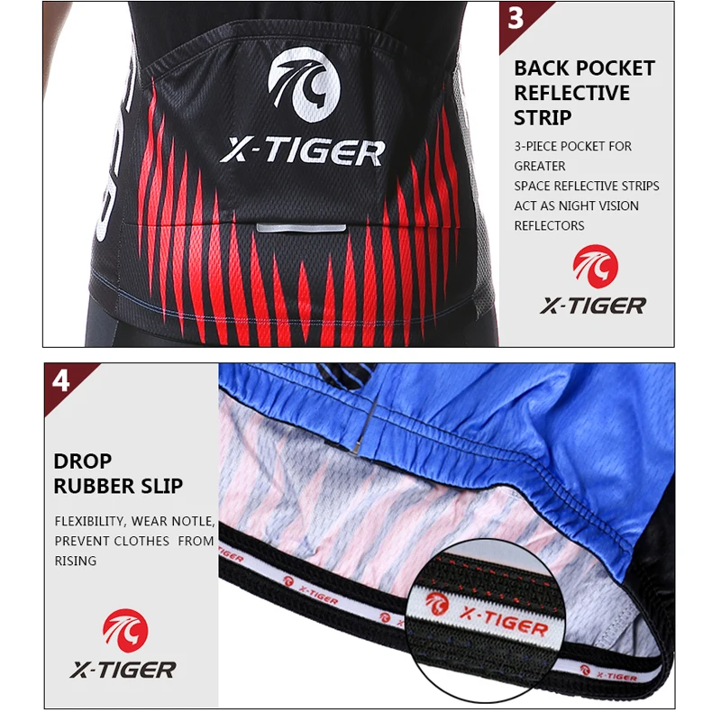 X TIGER Pro Велоспорт Джерси гоночный велосипед одежда MTB велосипедная летняя Hombre Maillot