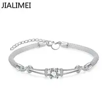 Большая Акция популярная заводская цена Горячая Распродажа браслеты Цепочка, модные ювелирные изделия 925 серебряный браслет H382