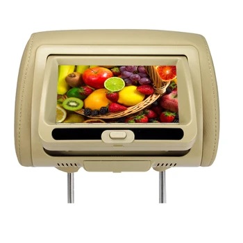 

General DC12V 7 Inch Car Headrest DVD Player TFT LED Display Auto Headrest Monitor DVD USB SD MP5 IR Game Speaker