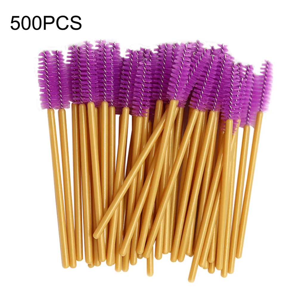 

500Pcs Disposable Eyelash Extension Eyebrow brush Mascara Wand Applicator Spoolers Eye Lashes Cosmetic Brushes Set Wholesale J11