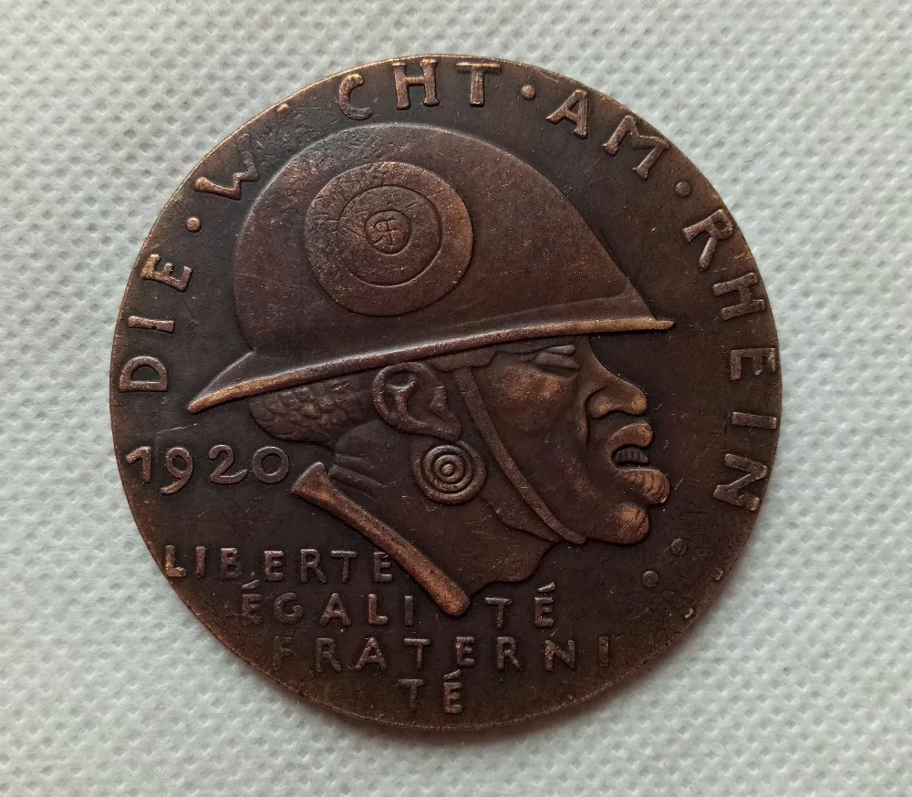 

COPY RARE RESTRIKE LARGE SIZE KARL GOETZ, 1920 GERMAN BLACK SHAME MEDAL / NUDE GIRL,EROTIC COPY COIN FREE SHIPPING