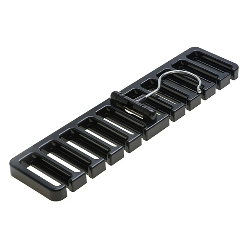 10 card slot black Anpro 8/10 слот для карт галстук ремень полка-органайзер для хранения свисающий шарф шарфы рамка гардероб космическая экономия Организации - Цвет: 10 card slot black