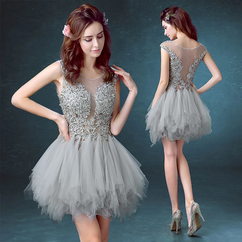 17 Formal Dress Wedding Dinner Short Slim Design Birthday One Piece Gray Perspective Sexy Party Formal Evening Dresses Formal Evening Dress Designer Evening Dressesevening Designer Dresses Aliexpress