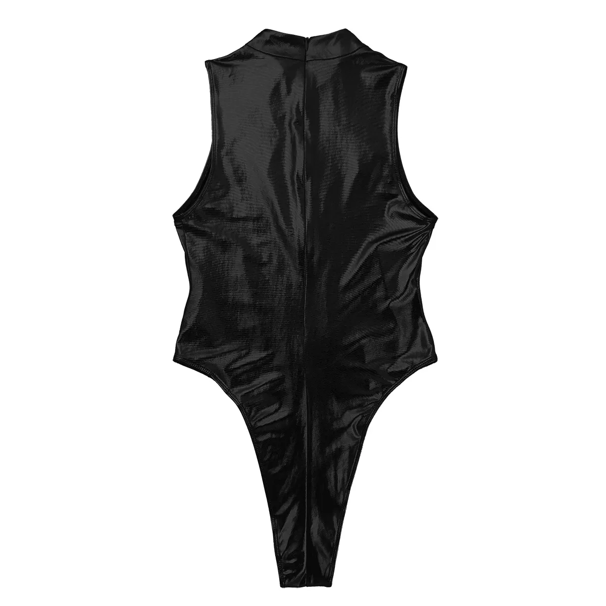 Женский костюм из искусственной кожи и латекса Wetlook Клубная одежда цельное