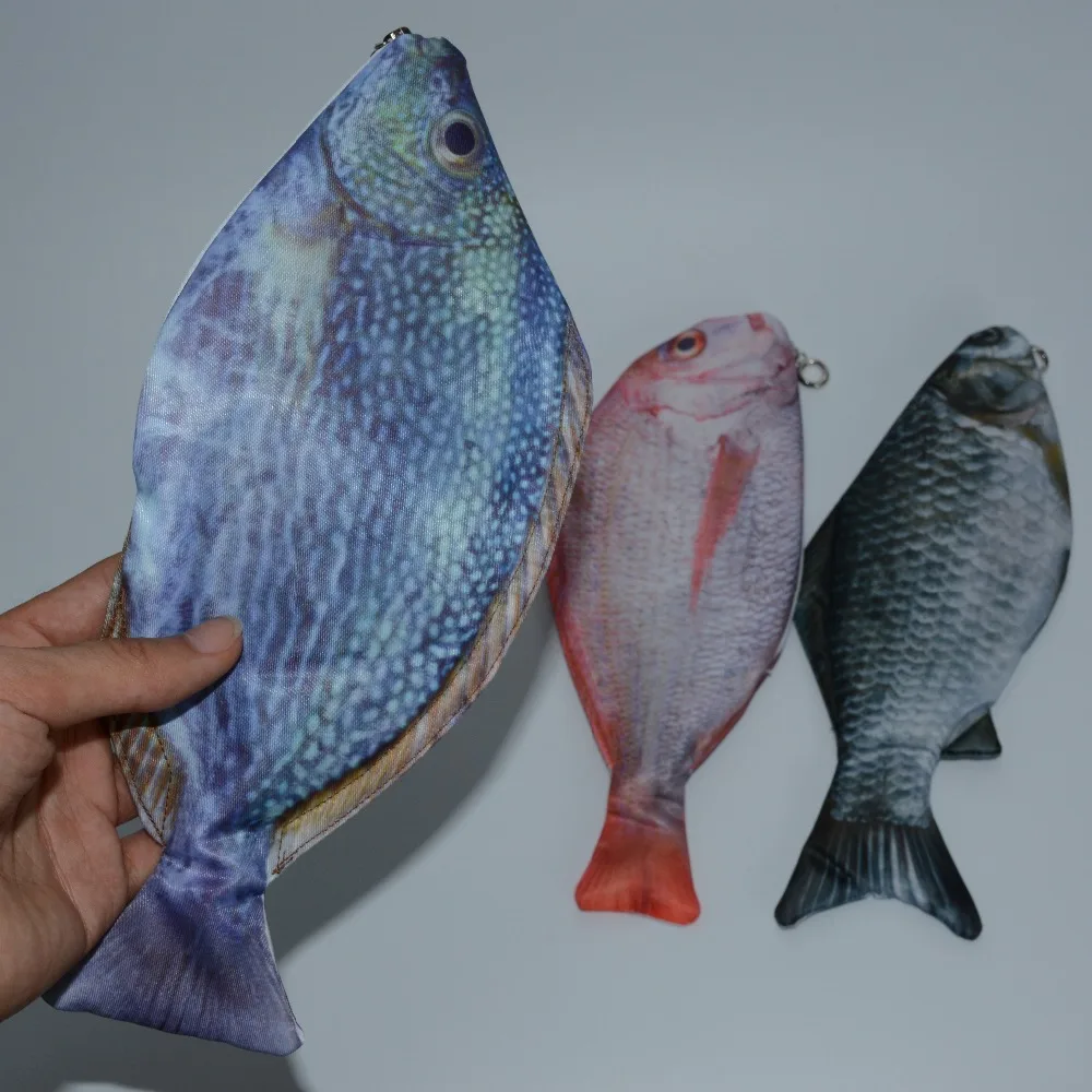 fish 3D pencil case material escolar kawaii lapices bag school supplies pencilcase kalem kutu korea astuccio scuola bags