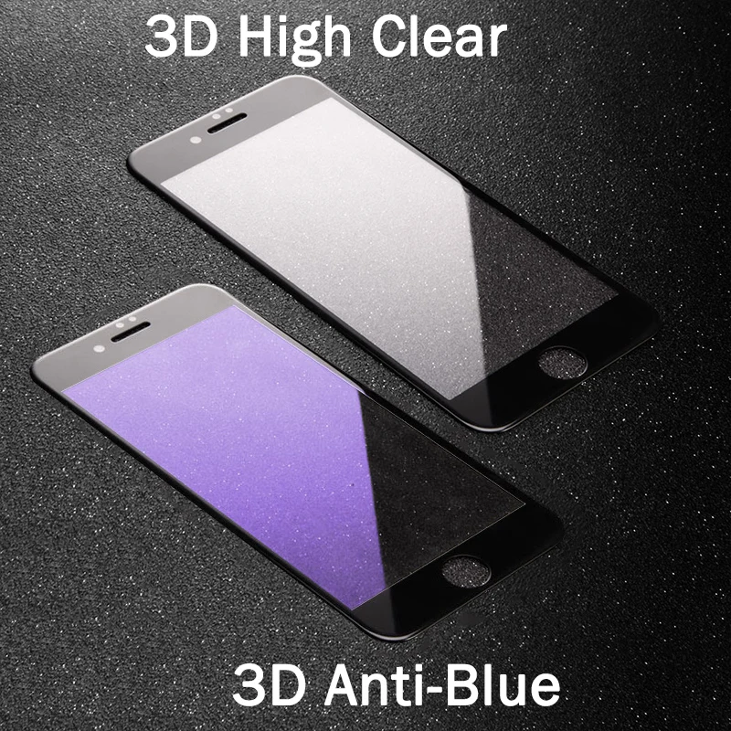 Tomkas 3D Glas Für iPhone 6 6 s 7 Displayschutzfolie Hafenpersenning Schirmschutz Für iPhone 7 6 6