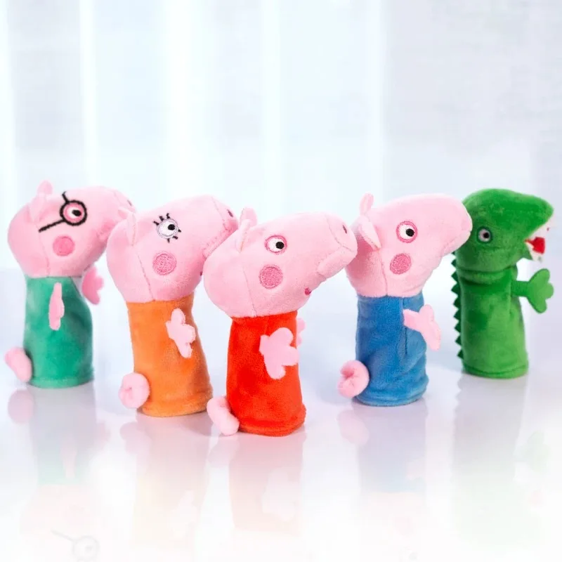 1 шт. подлинные куклы Peppa Pig Peppa, Peppa, Джордж, динозавр, Папа, мама, мягкие детские плюшевые игрушки, подарок на Рождество, год