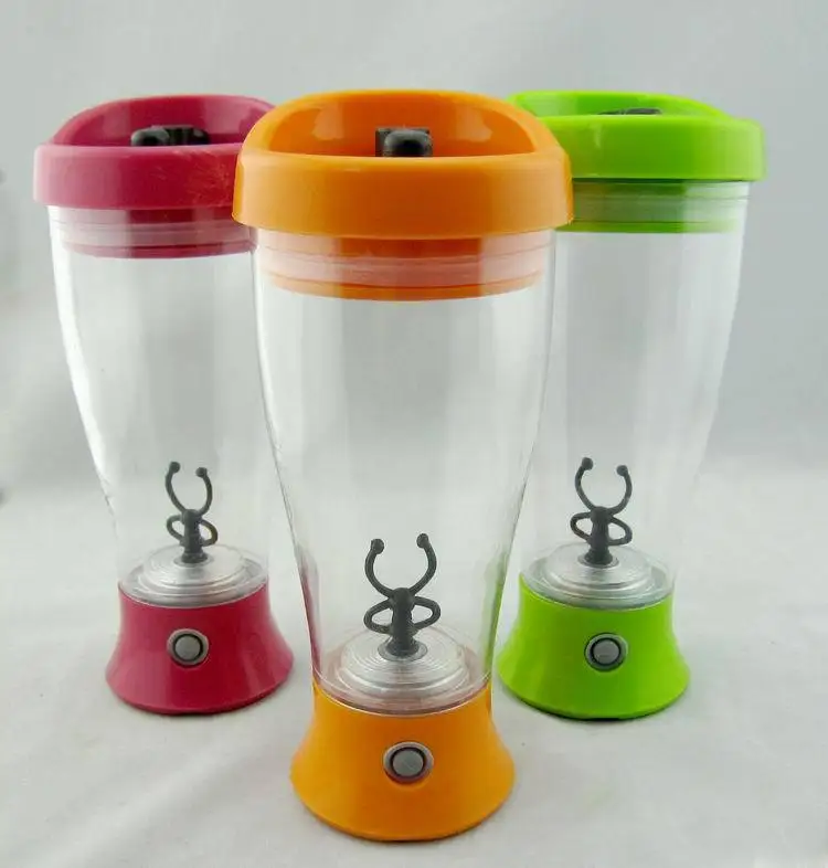

450ml Electric protein shaker blender water bottle automatic movement vortex tornado bpa free detachable smart mixer