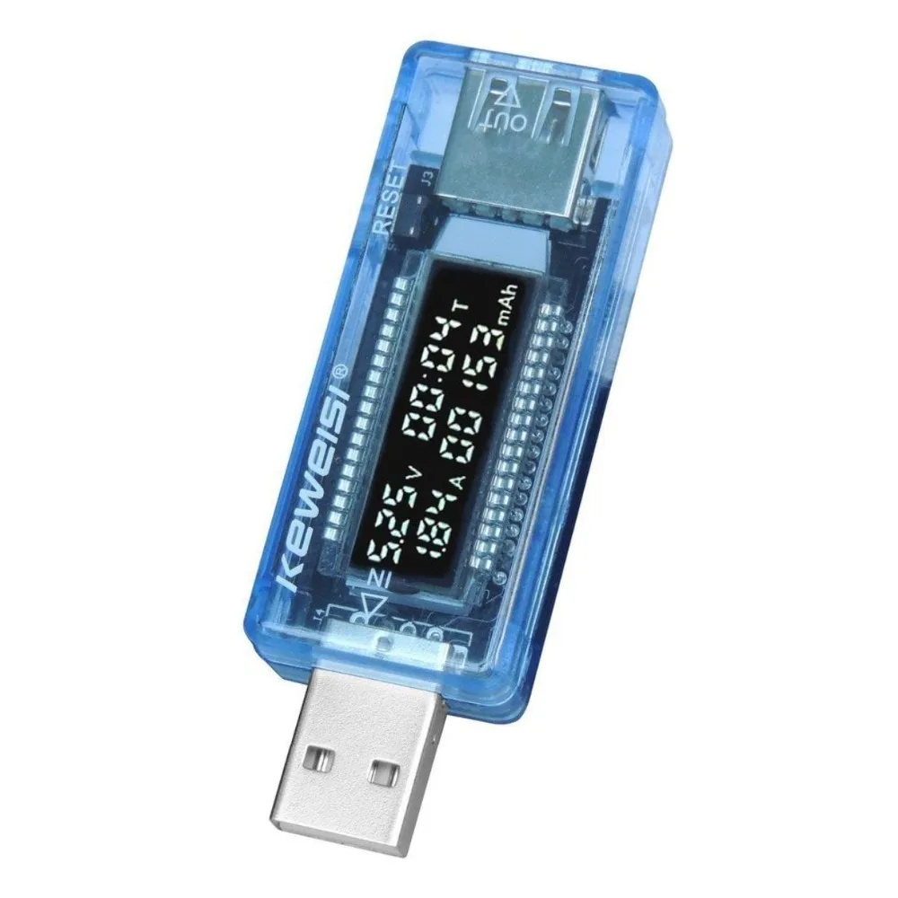 8 в 1 lcd QC 2,0 3,0 USB ток детектор напряжения цифровой вольтметр Амперметр зарядное устройство Емкость тестер метр power Bank черный синий