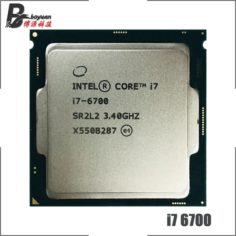 Процессор Intel Core i7-6700 i7 6700 3 4 ГГц четырехъядерный восьмипоточный процессор 65 Вт LGA