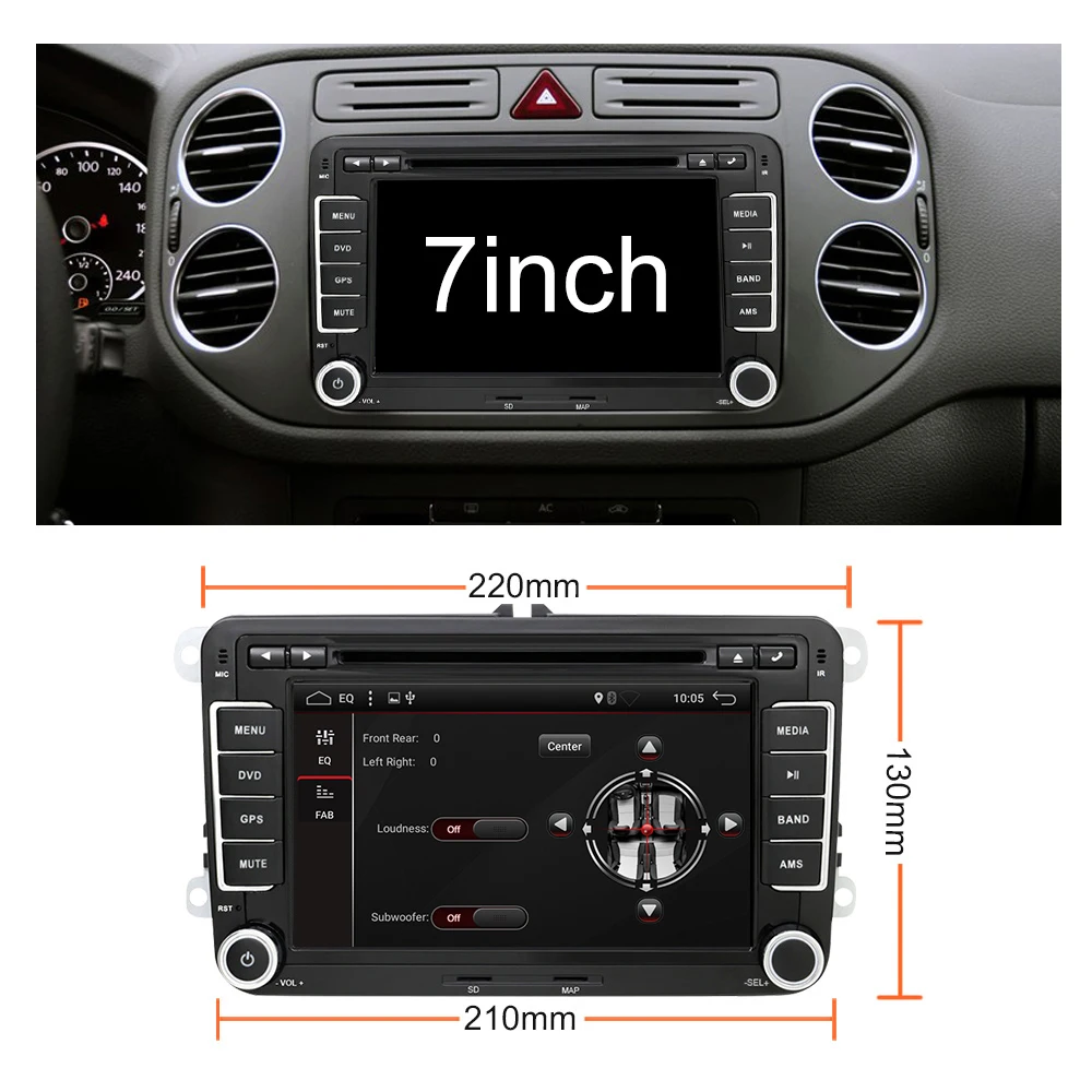 Eunavi 2 الدين الروبوت 8.1 سيارة الصوت سيارة مشغل ديفيدي راديو GPS ل VW GOLF 6 بولو بورا جيتا B6 باسات تيغوان سكودا اوكتافيا OBD Eunavi 2 الدين الروبوت 8.1 سيارة الصوت سيارة مشغل ديفيدي راديو GPS ل VW GOLF 6 بولو بورا جيتا B6 باسات تيغوان سكودا اوكتافيا OBD