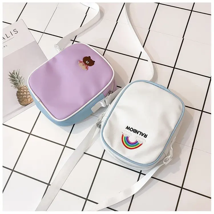 

Fashion Simple Women PU Leather Shoulder Bags Messenger Bags 2019 New Female Casual Zipper Mini Handbags