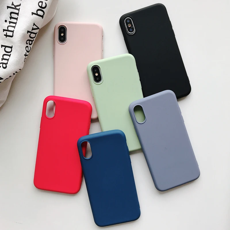 Жидкий силиконовый чехол для iPhone X XR XS Max мягкий сенсорный глянцевый 7 8 6 6S Plus
