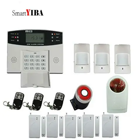 SmartYIBA умный дом GSM сигнализация охранная сигнализация 2G SIM карта беспроводная охранная сигнализация SMS Push Жилая датчик движения GPRS - Цвет: 30A3022