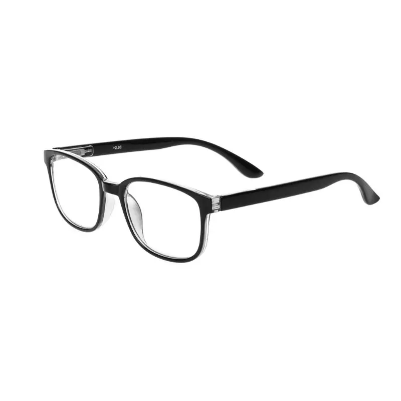 Анти-синий светильник очки для чтения унисекс очки прогрессивные Мультифокальные очки бизнес для мужчин и женщин - Цвет оправы: black 100