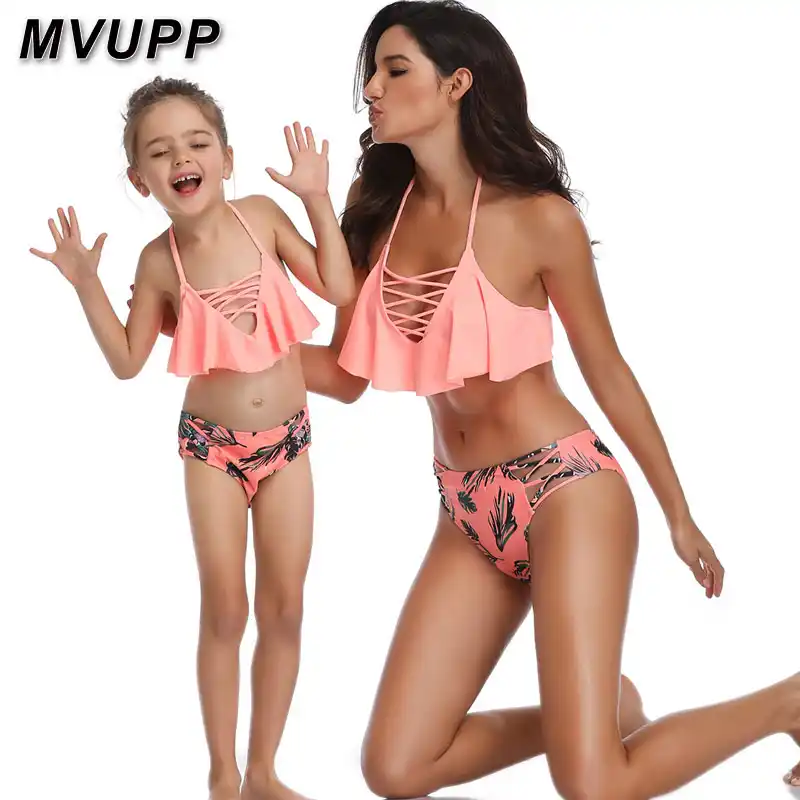 swimsuit mom and baby