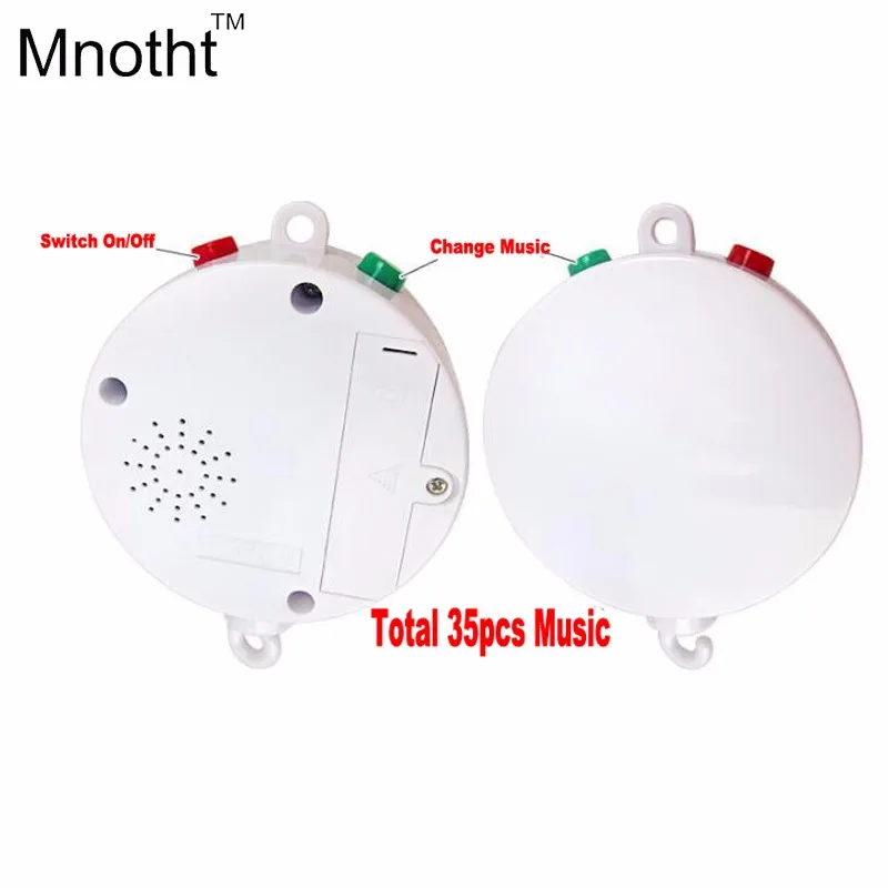 mnothtSongs 0-12 Months Newborn Rotary Baby Mobile Crib Bed Toy AUTO Turn Off Newborn Bell Crib Baby Toys