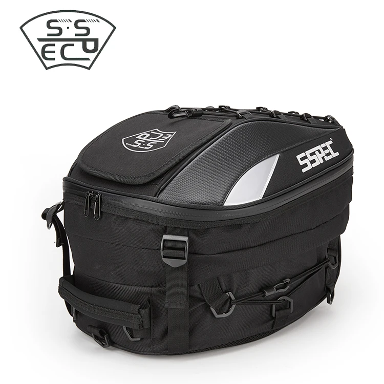 

Waterproof Motorcycle Tail Bag Multi-functional Durable Rear Motorcycle Seat Bag High Capacity Rider Backpack