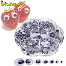 700 шт., 4-12 мм, мягкие, волнистые Глаза, самоклеющиеся, для скрапбукинга, поделки, смешанные, для детей, сделай сам