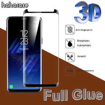 

50pcs 3D Curved Full Glue Tempered Glass For Samsung Galaxy S20 Ultra S10 5G S9 S8 Note 10 Plus 9 Screen Protector Guard Film