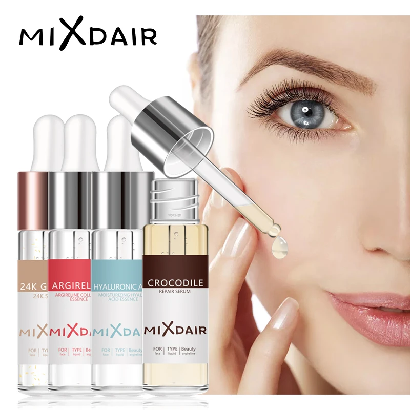 MIXDAIR Сыворотка для лица с гиалуроновой кислотой 24k Gold Essence serum витамин e c отбеливающая укрепляющая увлажняющая питательная коллагеновая кожа