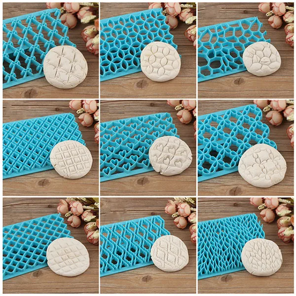 

Diy Cookie Cutter Fondant Cake Mold Cake Decoration Embossed Mould Plastic Biscuits Pastry Tool Baking Tools Sugarcraft
