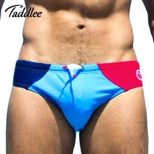 Бренд Taddlee, Мужская одежда для плавания, плавки, боксеры, шорты, шорты для серфинга, шорты для серфинга, мужские плавки, плавки, бикини, для геев, европейский размер