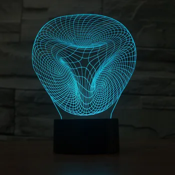 

Wenhsin New Abstract Usb 3D Light Colorful Touch LED Visual Light Gift Atmosphere Night Light