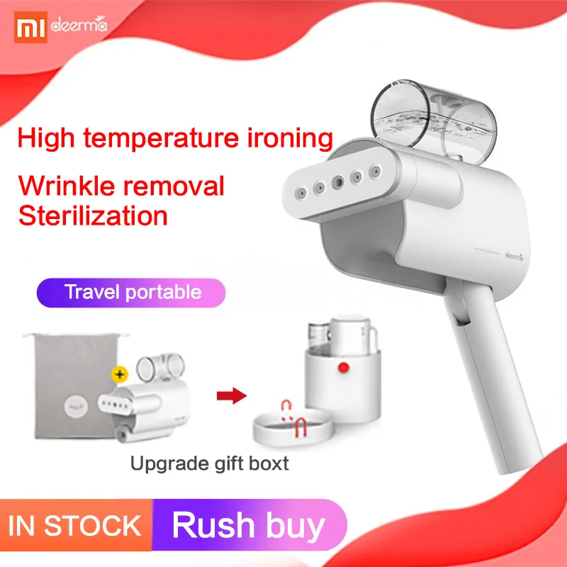 

Xiaomi Garment Steamer Deerma DEM-HS006 Steam Electric Iron Foldable Handheld Household Ironing Clothes Wrinkle Portable Small