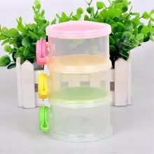 Контейнер для детского питания, детская коробка для хранения еды, портативная детская формула, коробка для хранения молока, трехслойная