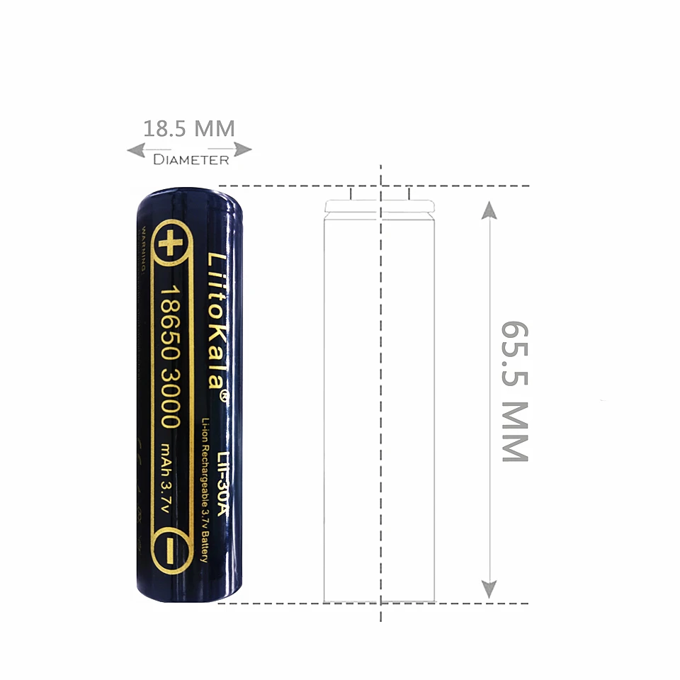 Liitokala Lii-30A 18650 Battery (2)