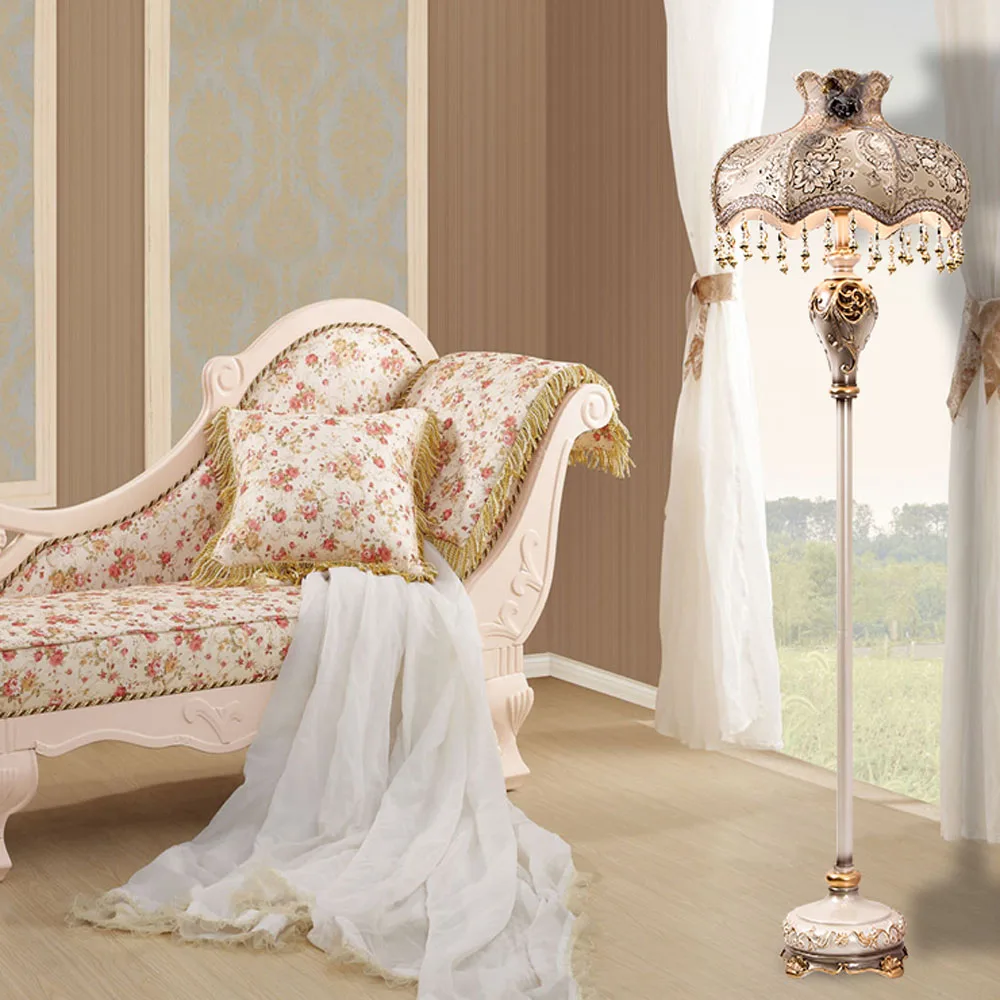 European Style Retro Style Floor Lamp Antique LED Living Room Bedroom Study Energy Saving Lamp Lighting Decoration European Style Retro Style Floor Lamp Antique LED Living Room Bedroom Study Energy Saving Lamp Lighting Decoration