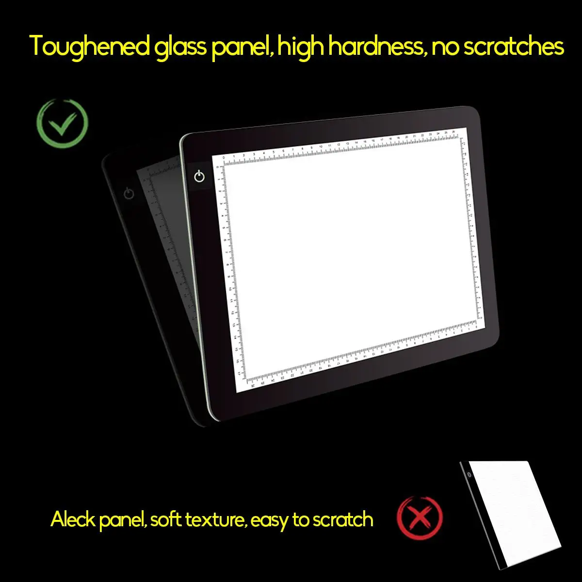 Three-Level Dimming Digital Graphic Tablet A4 LED Drawing Board Light Box Ultra-Thin Pad Writing Tracing Painting Tablet