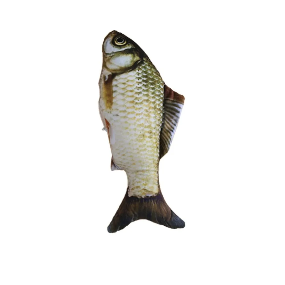 20 см Catnip Catmint Cat Favor Simulation Fish Toys Рыба Форма Когтеточка короткая плюшевая поставка