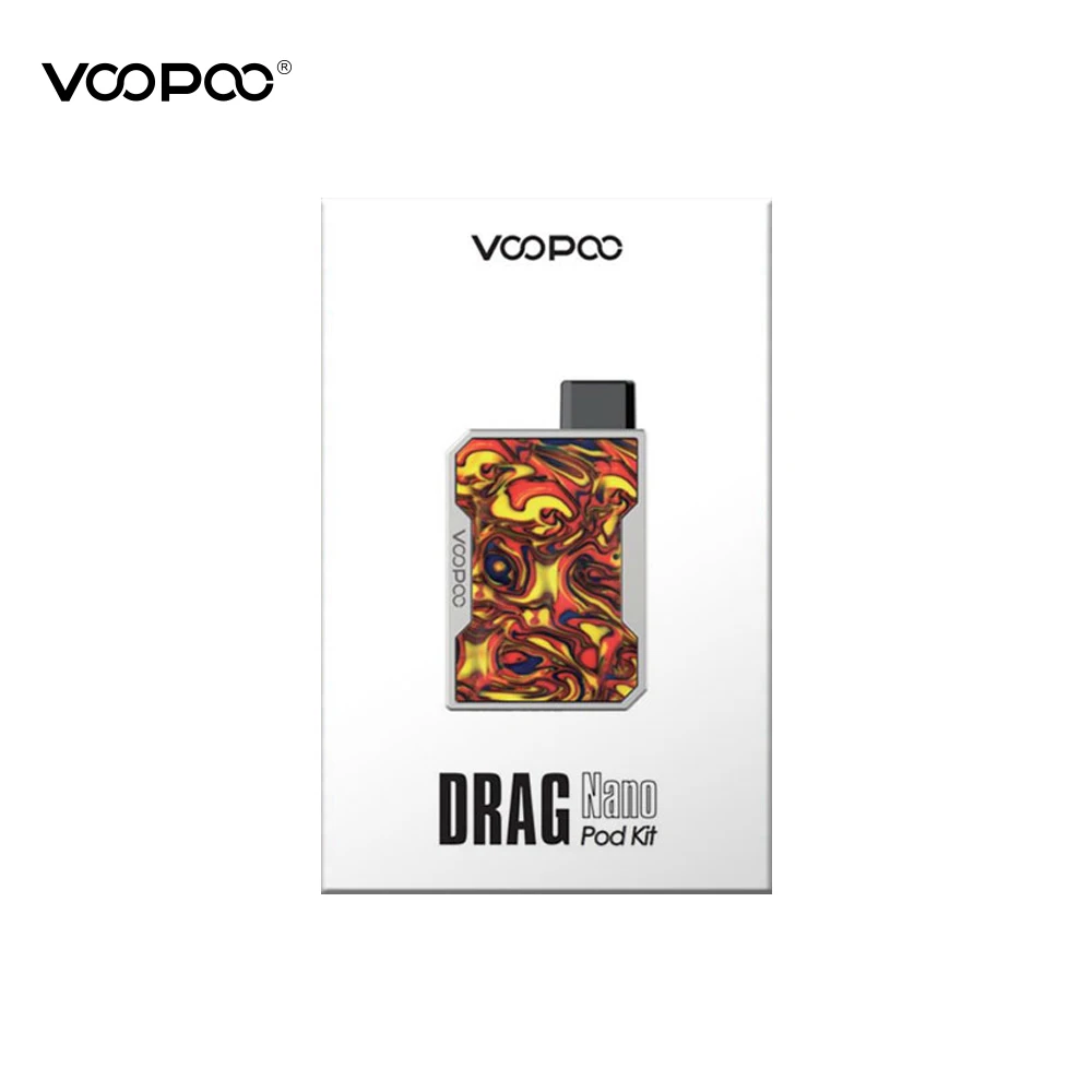 VOOPOO DRAG Nano Pod Vape add 4 шт. Drag Pods 750 мАч аккумулятор 1 мл картридж Vaping устройство VS 2 Mico