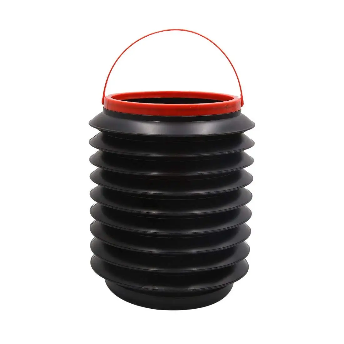

uxcell Plastic Folding Waterproof Bucket Storage Water Holder Trash Can for Car Vehicle