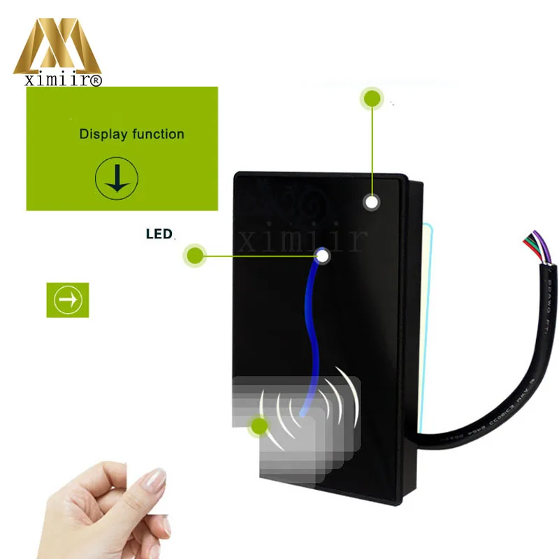 

Wgand26 125KHZ RFID Card Reader For Access Control System IP65 Waterproof Smart Card Reader EM Card Access Control Reader