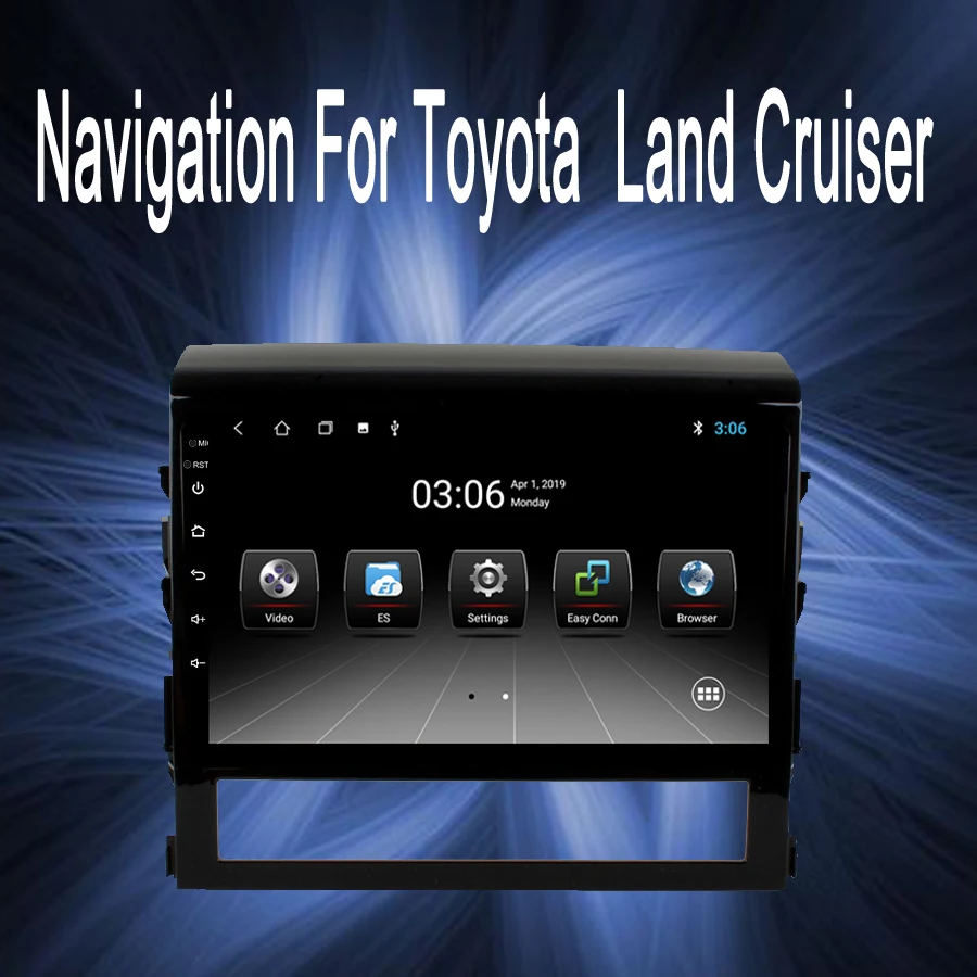 

OTOJETA Brand car android gps HD touch screen navigation Fit for Toyota Land CRUISER 2016 car stereo autoradio aux bluetooth