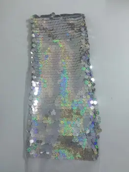 

best Quality Tulle French Lace Fabric With sequins Latest LJY-31503 African sequins lace fabric