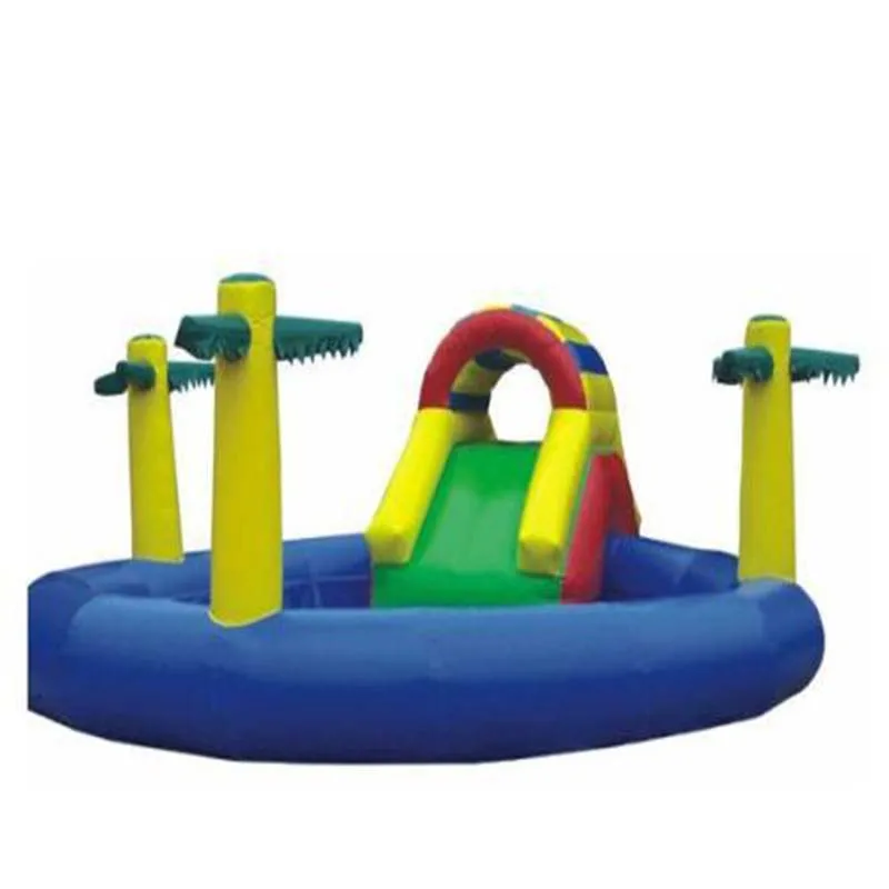Buy Inflatable pool with small slide/large customized
