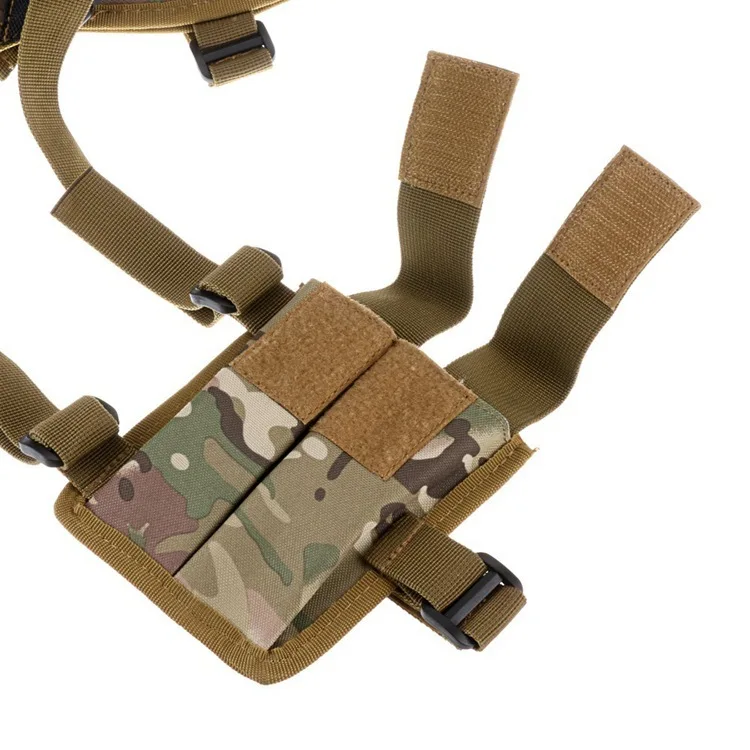 Скрытый регулируемый плечевой ремень военный тактический армейский Молле вертикальный с мешочком Пистолет Аксессуары для охоты на открытом воздухе сумки кобуры PP