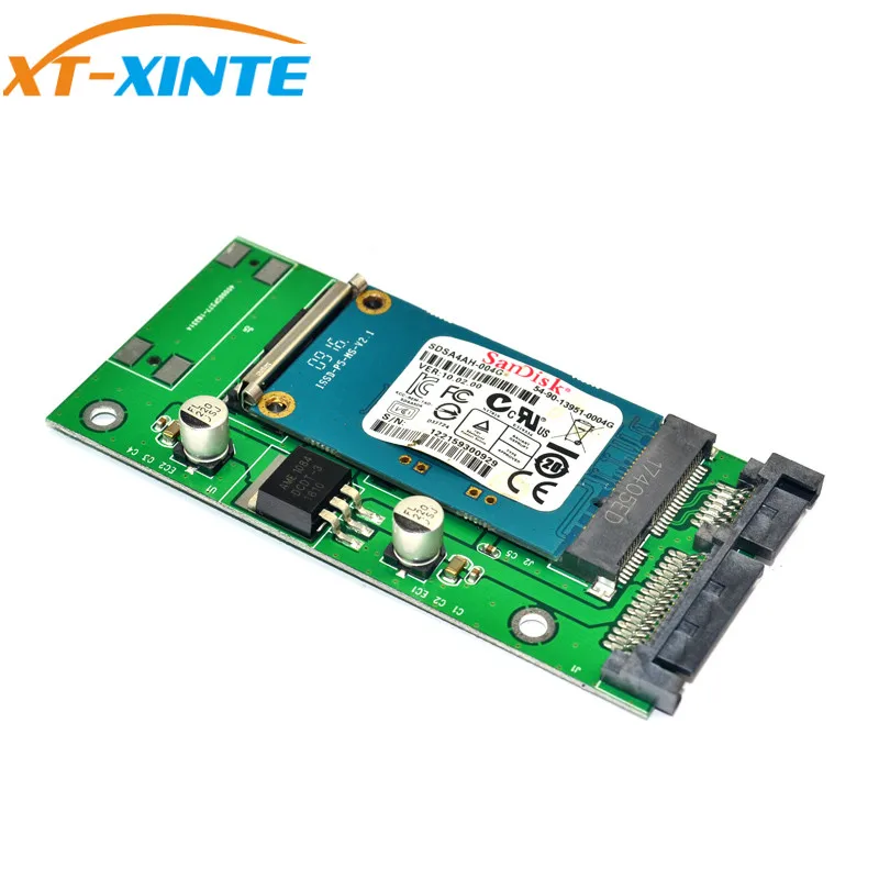 XT-XINTE высокое качество мини PCI-E mSATA SSD до 2,5 дюймов SATA 3,0 22PIN 7+ 15Pin адаптер конвертер карты Модуль платы