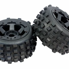 1/5 rc автомобиль газовый автомобиль на радиоуправлении внедорожные Нобби задние шины с нейлоновой ступицы колеса Набор для Rovan HPI Baja 5B King Motor Buggy 1/5