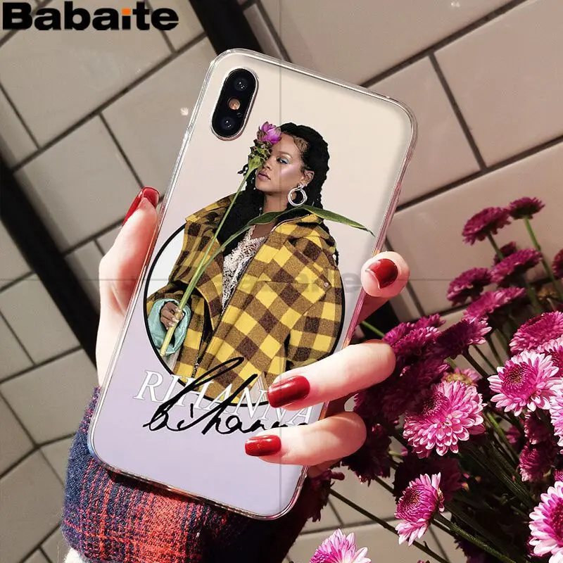 Мягкий силиконовый чехол для телефона Babaite Rihanna Anti Travail Drake из ТПУ для iPhone X XS MAX 6 6S 7 7plus 8 8Plus 5 5S XR - Цвет: A3