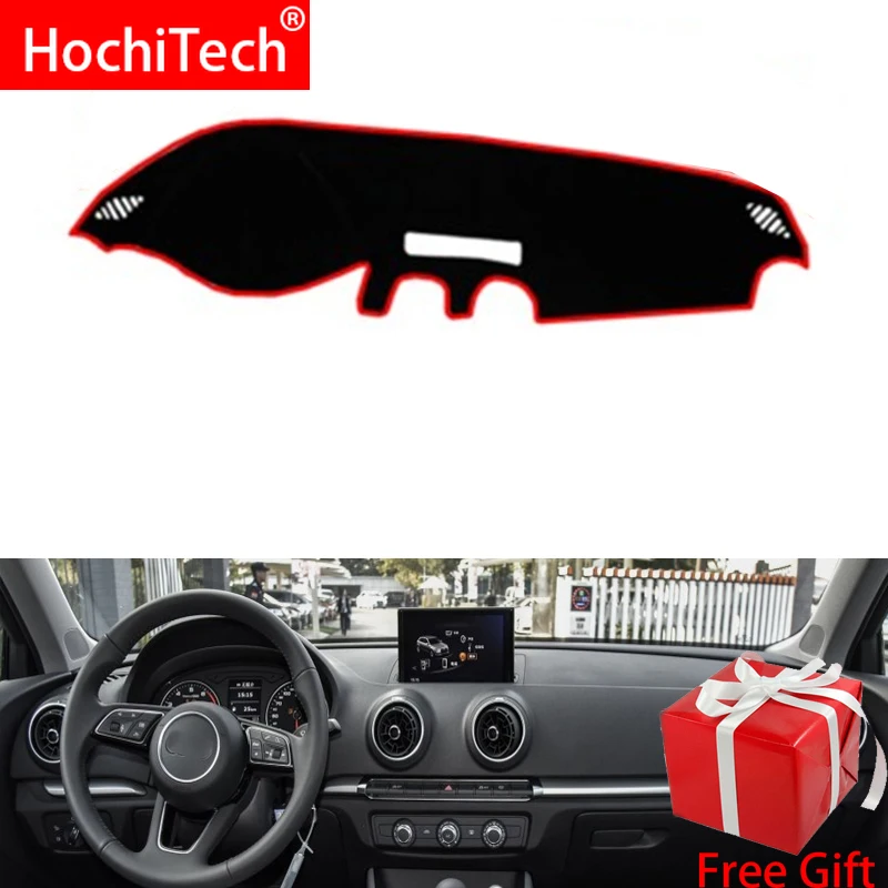 Чехлы на приборную панель автомобиля для AUDI A3 S3 2014 2015 2016 2017-2019 правый и левый руль |